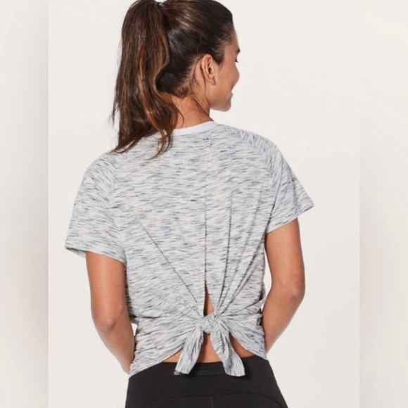 Tops - Lululemon Tie Back Drape Shirt
